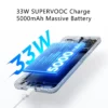 Realme-C53 Smartphone com Câmera AI, Carga SuperVOOC, Bateria 5000mAh, 50MP, 6,74 ", Tela 90Hz, 6GB de RAM, 128GB ROM, 33W - Imagem 2