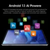 Tablet Versão Global Pad 6 Pro, PC, Snapdragon 888, Android 13, 11 ", 16GB 1024GB, 5G, HD, Tela 4K, WiFi, Original, 2021 - Imagem 3